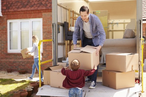 Local removals team assisting with a home move in Woodside