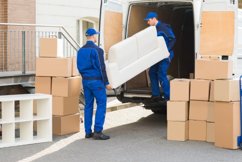 Local movers handling an apartment move in Woodside Queens