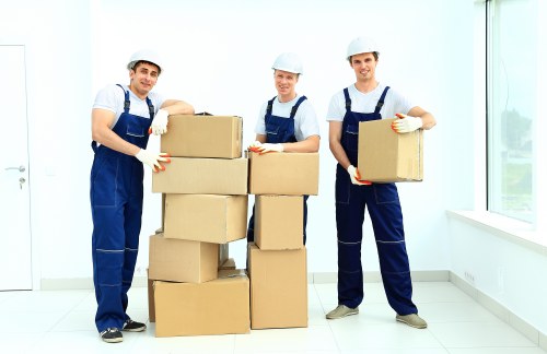 Removal team helping with a local move in Woodside