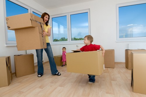 Careful furniture collection and delivery by a Woodside man and van team
