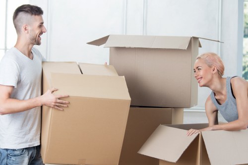 House removals service for a flat or family property in Woodside