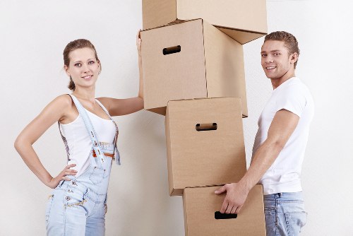 Commercial relocation team supporting a Woodside office move