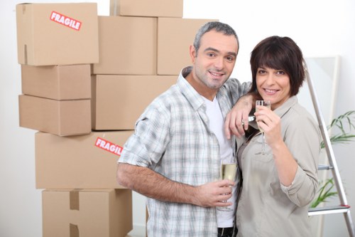 Flexible man with van support for small business delivery in Woodside
